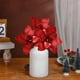 thumbnail image 4 of Decoraciones navideñas, adornos navideños, regalos de Navidad, ramo de flores artificiales para decoración navideña, flores artificiales de plástico para escritorio, decoración navideña., 4 of 6