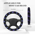 thumbnail image 5 of Haiem Purple And Blue Nebula Print Steering Wheel Cover 15 Inches for Women Men, Neoprene Anti-Slip Cute Car Steering Wheel Grip Wrap Car Accessories Protective Case Cover for Vehicle Truck SUV, 5 of 8