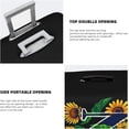 thumbnail image 6 of Sunflower Initial Name N Black Luggage Cover Elastic Washable Stretch Suitcase Protector Anti-Scratch Travel Suitcase Cover for Kid and Adult S (Fit 18-21 inch suitcase), 6 of 6