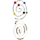 thumbnail image 1 of De Perfecta De Del Collar De Del Tenedor De De Coloridas 2pcs, 1 of 9