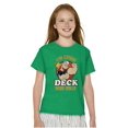 thumbnail image 3 of Popeye Deck Your Halls Christmas Crewneck T Shirts Boy Girl Teen Brisco Brands XS, 3 of 6
