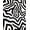 Black, Pattern 4, variant on ODIKA 4' x 6' Machine Washable Non-Slip Area Rug, Op Art Squiggles High Traffic Rug, Black, 321503