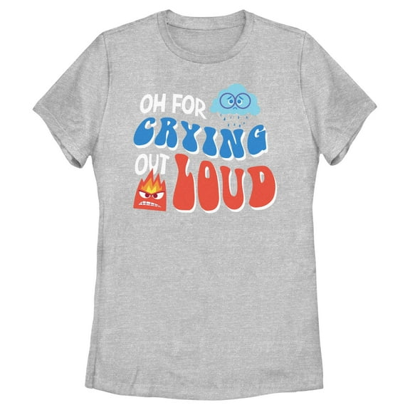 Women's Inside Out 2 Anger and Sadness Crying Out Loud  Graphic T-Shirt