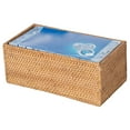 thumbnail image 4 of Kouboo Loma Rectangular Rattan Tissue Box Cover Holder, Wicker Decorative Tissue Holder for Living Room, Facial Napkin Holder, Espresso, 4 of 16