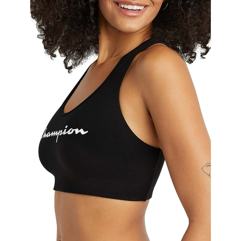 Champion Women's Active Multi Sports Support, Black, 32F at  Women's  Clothing store
