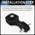 thumbnail image 3 of Unique Bargains Engine Motor Mount, ENGINE MOUNTING No.50890TS6H81 for Honda Civic 2010-2013 Black, 1 Pc, 3 of 6