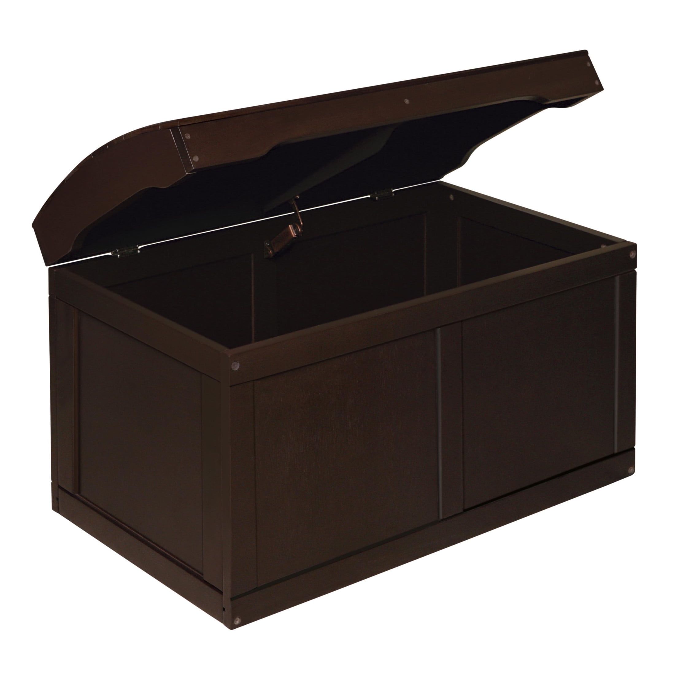 Badger Basket Child's Wooden 25 gal Barrel Top Toy Chest, Espresso