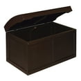 thumbnail image 6 of Badger Basket Child's Wooden 25 gal Barrel Top Toy Chest, Espresso, 6 of 7