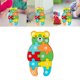 thumbnail image 4 of Rompecabezas de animales Juguete de madera para niños pequeños Aprendizaje temprano Aprendizaje educativo a través del juego Preescolar Colores vibrantes Lindo regalo de vacaciones Llevar Macarena Rompecabezas, 4 of 6
