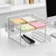 thumbnail image 4 of Organizador de tablero perforado | Sistema de almacenamiento de escritorio de varios niveles para artículos de oficina, papelería y cosméticos, 4 of 6