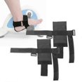 thumbnail image 1 of 2 PCS Under Desk Bike Pedal Straps - Bicycle Foot Fixed Brace for Elderly & Disabled Stroke Patient Leg Training, 1 of 4