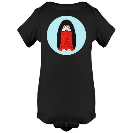 

Yellow Flower Kokeshi Doll Bodysuit Infant -Image by Shutterstock Newborn