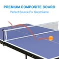 thumbnail image 4 of Table de Tennis Pliable de 4,5 Pi, Table de Ping-Pong Adaptée avec Filet et 2 Balles de Tennis de Table, Facile à Ranger, 4 of 7