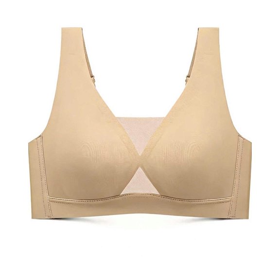 Seamless Bras for Women Baeitkot Women’s Plus-size Seamless Back Lifting Bra