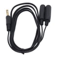 thumbnail image 4 of Mic Y Splitter Cable,1.8m Mic Y Splitter Microphone Cable Adapter TRS Splitter Cable Unrivaled Performance, 4 of 14