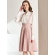 thumbnail image 4 of INSPIRE CHIC Vestido General De Cintura Elástica Con Tirantes Y Tirantes Para Mujer Rosa claro S, 4 of 6