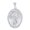 Rhodium, variant on 18K Gold Filled Divino Niño Nino Pendant