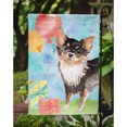thumbnail image 3 of Happy Birthday Long Haired Chihuahua Garden Flag, 3 of 5