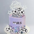 thumbnail image 1 of Bola de discoteca Cake Toppers SONICEBUY, plateada con estrella, 33 unidades, 1 of 7