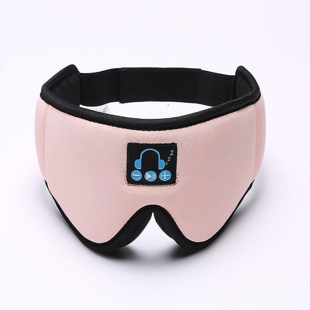 Máscara para dormir inalámbrica con Bluetooth, sombreado y ayudas para dormir transpirables ~ rosa ~ Rojo Verde Cocina, Decoración y Otros