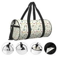 thumbnail image 3 of KLL Mini Wildflower Watercolor Duffle Bag For Men Women Sport Gym Fitness Tote Travel Training Workout Basketball Football Weekender, 3 of 6