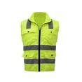 thumbnail image 2 of SFVest High Visibility Reflective Safety Vest Reflective Vest Multi Pockets Workwear Working Clothes Day Night Motorcycle Cycling Warning Safety Waistcoat, 2 of 7