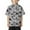 Grey, variant on Loose Comfortable Short Sleeve Button Down Shirt, Kids Beach Leisure Hawaiian Aloha Shirt for Boys Girls, Casual Tourist