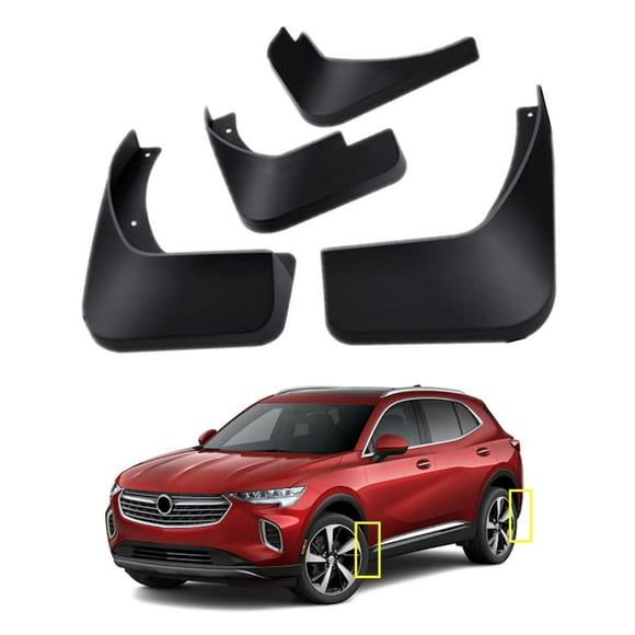 Mud Flaps Kit for 2021 Buick Envision/Envision Avenir 2022 2023 Mud Splash Guard Fender Front and Rear 4-PC Set