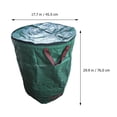 thumbnail image 2 of unbranded Bolsa De Con Tapa Para Hojas Y Residuos De Jardín Material PP Ecológico, 2 of 6
