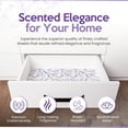 thumbnail image 2 of Lavender Scented Drawer Liners for Dresser Drawers (10 Large Sheets, 19.7" x 14.4") - Non Adhesive Paper Liner Bedroom & Closet Shelves by Linda’s Essentials, 2 of 4