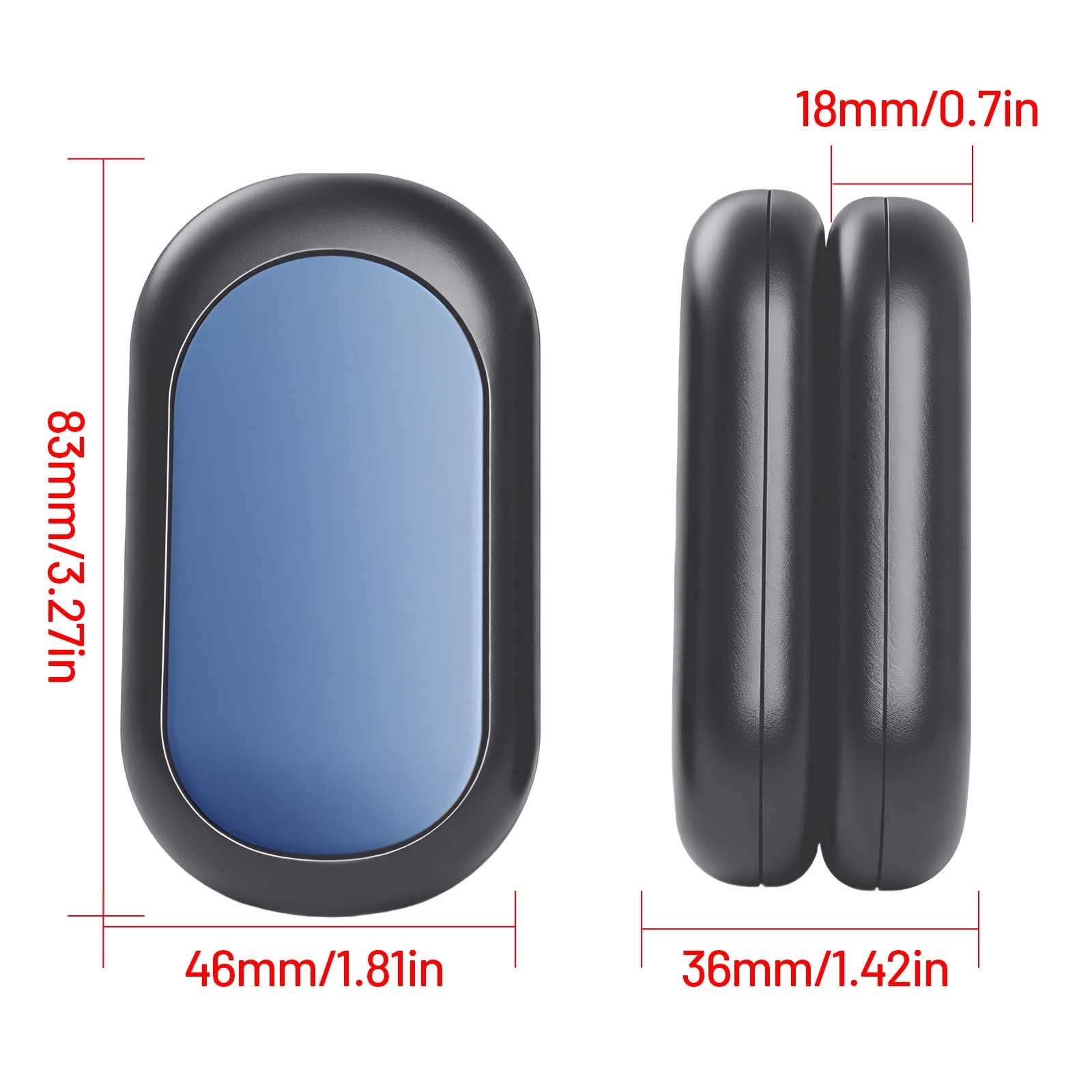 Lunxisen 3 Pcs Hand Warmers Rechargeable, Reusable Portable Magnetic Pocket Heater,Hand Warmer, Suitable for Men and Women, Outdoor, Golf, Hunting, Camping Accessories