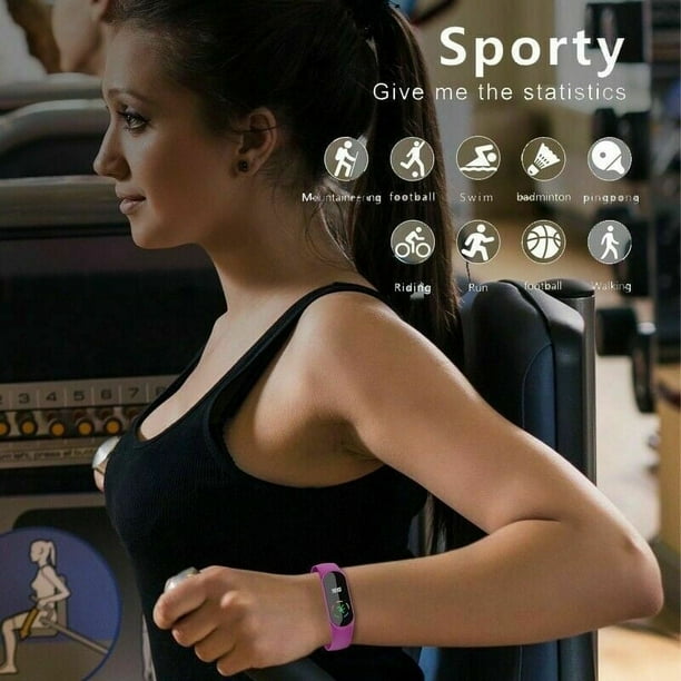Fitness Tracker 15 Day Battery Life Blood Oxygen Heart Rate Sleep Monitoring Water Resistant Smart Band Walmart