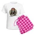 thumbnail image 5 of CafePress - Mona Lisa Dog Pajamas - Women's Short Sleeve Print T-Shirt and Pants Light Cotton Pajama Set, 5 of 7