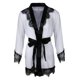 thumbnail image 5 of Traje de Kimono de Encaje para Mujer, Lencería Transparente , Conjunto de Babydoll de Chemise METRO Soledad Bata estilo kimono de encaje para mujer, 5 of 10