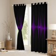 thumbnail image 3 of Homewish Purple Neon Stripes Blackout Curtains,Abstract Geometric Curtains Pack of 2 (42x84 Each), 3 of 6