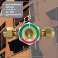 thumbnail image 3 of Appli Parts APSG-14 1/4 in Sight Glass and liquid moisture indicator Flare connections with take-apart Body for HVAC/R installations suitable for CFC HCFC HFC refrigerants, 3 of 7