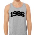 thumbnail image 2 of 1986 College Style Tank Top Unisex X-Small Grey, 2 of 5