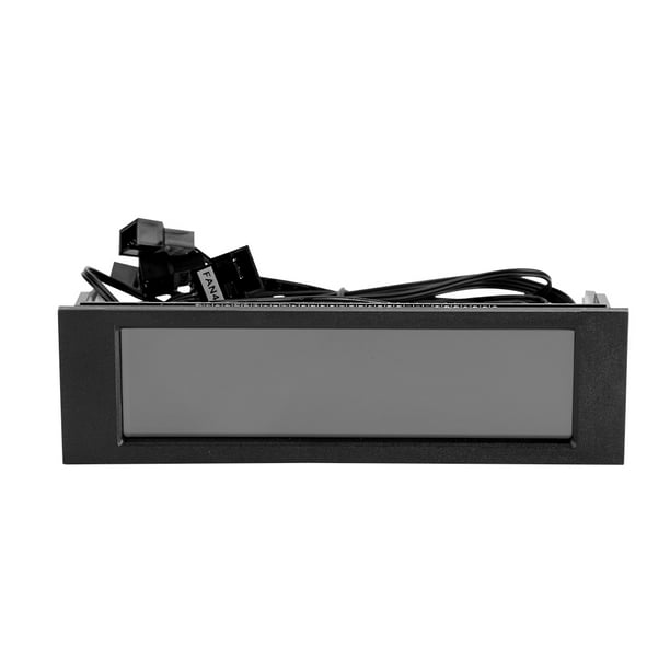 Controlador de ventilador de PC, Controlador de velocidad de 5 ventiladores Controlador de ventilador de computadora de CPU Controlador de temperatura de CPU Funcionalidad de alta precisión