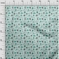 thumbnail image 3 of oneOone Georgette Viscose Turquoise Blue Fabric Kids Fabric For Sewing Printed Craft Fabric By The Yard 42 Inch Wide, 3 of 5