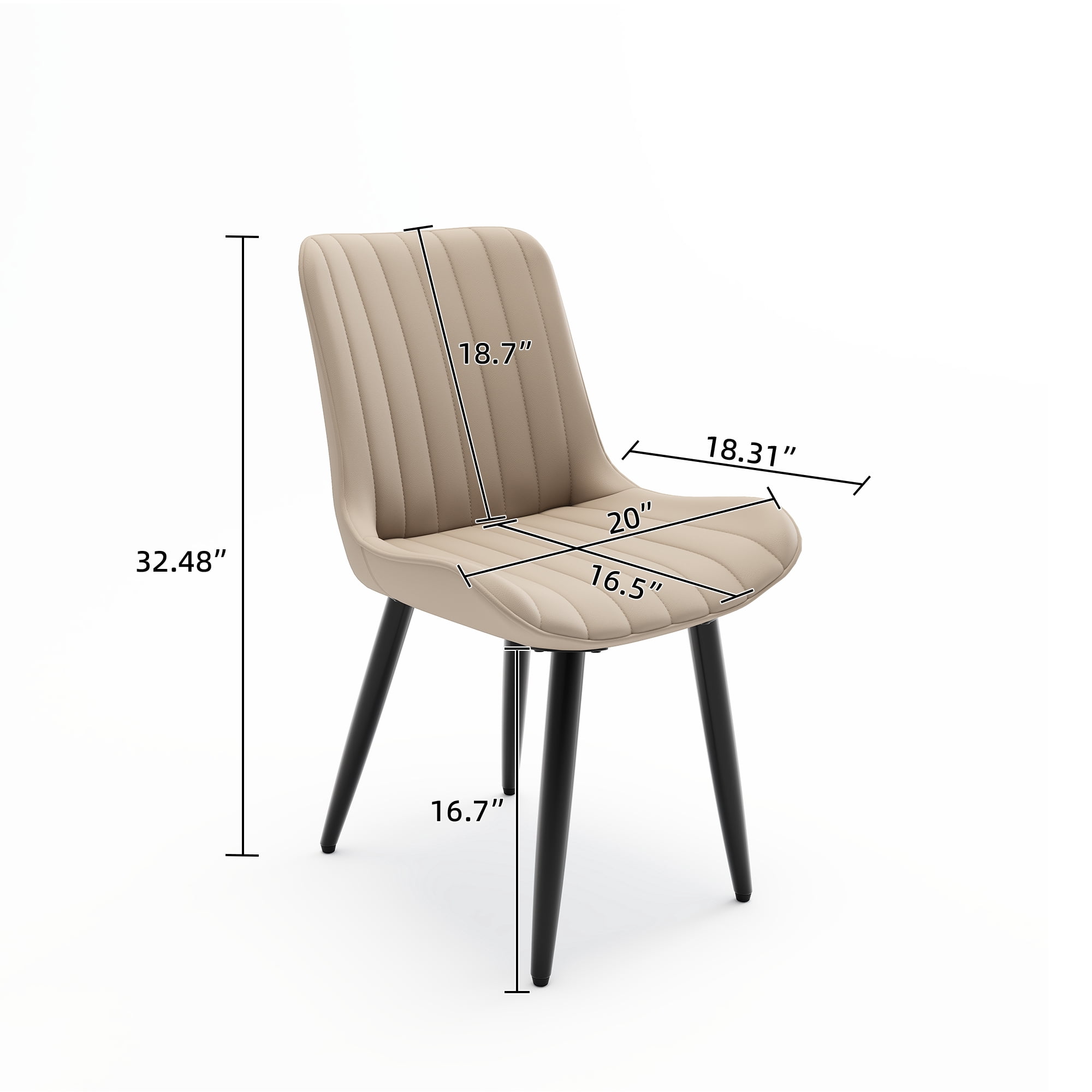 Modern Velvet Upholstered Dining Chairs with Metal Legs, Accent Chairs, Blue