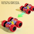 thumbnail image 4 of KOYPTL Push and Go Toys Cars for 3 4 5 6 Year Old Boy Girl, Trucks Friction Vehicles Toy, 360° Rotating Stunt Car Toy for Kids Christmas Stocking Stuffers, Christmas Birthday Gifts, 4 of 8