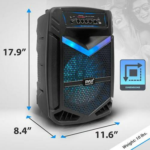 Pyle 10 Inch Portable Speaker  (图3)