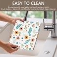 thumbnail image 4 of Placemat, Pioneer Flower Floral Print Pattern Place Mats Table Mat Set Of 2, PVC Washable Placemats for Party Kitchen Dining Decoration, 18x12 Inch, Fade Resistant, 4 of 6