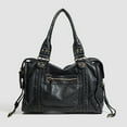 thumbnail image 4 of Bolso Con Asa Superior Hombro Retro Cuero para Mujer Bolsillos (), 4 of 9
