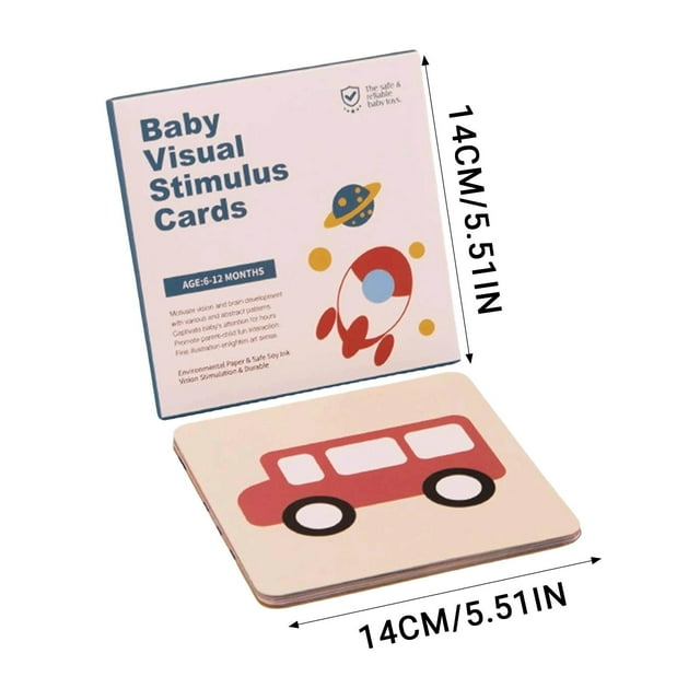 Early Education Visual Card 0-3 Months Baby Tracking Card Early Education Cards