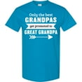 thumbnail image 3 of Inktastic Only the Best Grandpas Get Promoted to Great Grandpa T-Shirt, 3 of 5