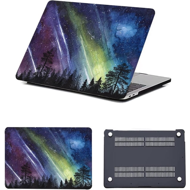 Housse d'Ordinateur Portable pour MacBook Pro 13 Pouces 2012 2011 2010 2009 2008 A1278 avec CD-ROM, Étui Rigide de Protection en Plastique Ultra Mince pour MacBook Pro 13,3 Pouces, Aurora