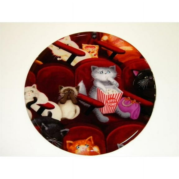 Andreas JO-259 Theater Cat Round Silicone Mat Jar Opener - Pack of 3 trivets