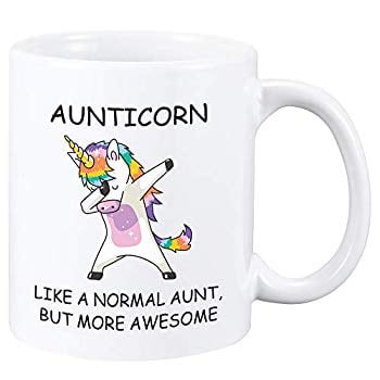 Nephew LEADO Aunt Mug Wine Tumbler Aunt Unicorn Gifts for Aunts Aunt Announcement Gifts for Cool Aunt Gifts from Niece Best Aunt Ever Gifts for Christmas New Aunt Aunticorn Mug Birthday 