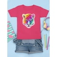 thumbnail image 3 of Leopard In Rainbow T-Shirt Juniors -Rose Khan Designs,  Medium, 3 of 4